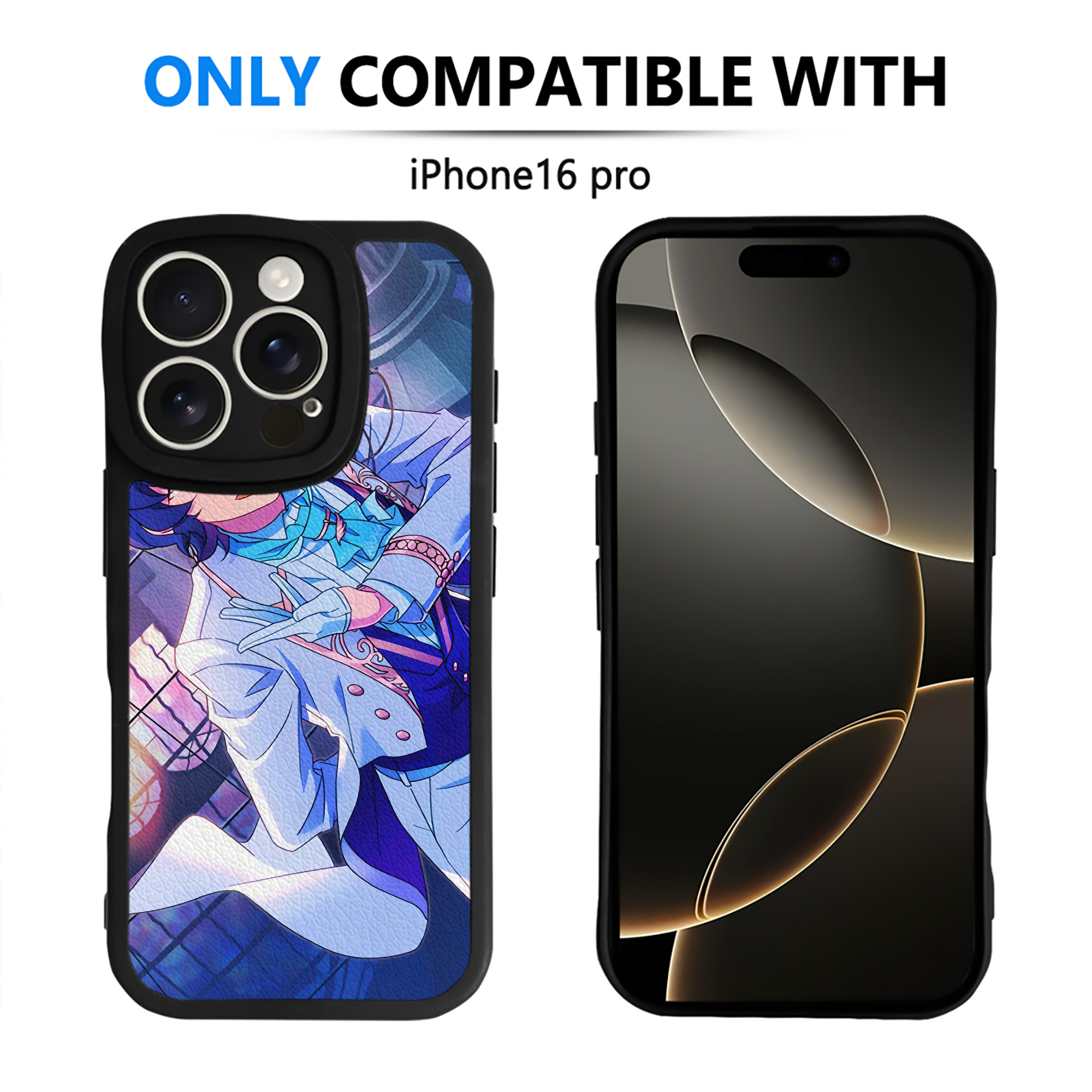 （画像用） あんさんぶるスターズ! Ensemble Stars 【iPhone 16シリーズ対応】シリコンスマホケース（レザー調） 材質：シリコン
